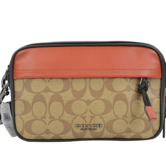 NWT Coach Graham Signature Pouch Crossbody Bag